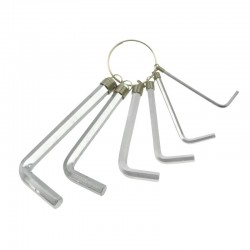 kľúče imbusové, 6 veľkostí