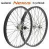 koleso vypleten&eacute; 20" (406 mm, 36 dier) SET predn&eacute;+zadn&eacute;, Remerx RMX21 AL čiern&eacute;, Nexus 3r