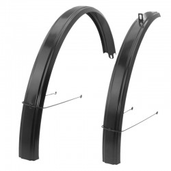 blatníky kovové 20"/56 mm, čierne, Elegant