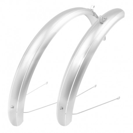 blatníky plastové 20"/60 mm, strieborné, Ecotech