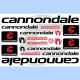 samolepka na bicykel-rámový polep Cannondale čierny