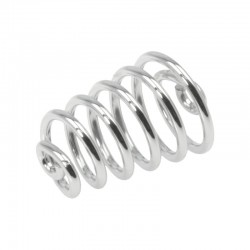 pružina sedla strieborná, 70 x 50 mm, chróm