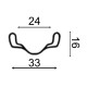 ráfik 28" (635 mm), 36 dier, chróm, Westrick