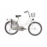 detský bicykel OM 24" White & Flowers, predný košík