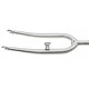 vidlica 26", strieborná, 1", dynamo, stĺpik 225 mm