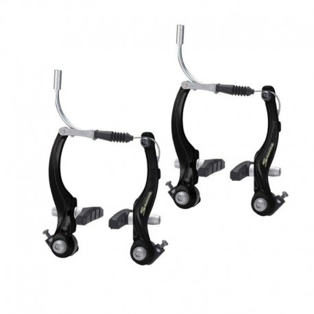 brzdová čeľusť Saccon V-brake 110 mm, AL, sada (predná+zadná)