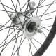 koleso vypletené 20" (406 mm, 36 dier) SET predné+zadné, Remerx RMX21 AL čierné, torpédo