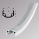 koleso vypletené 28" (622 mm, 36 dier) zadné, Remerx RMX219 AL, torpédo