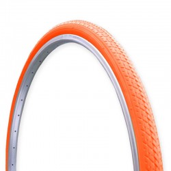 oranžový plášť (pneumatika) na kolo, rozměr 700x35C