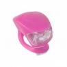 blikačka zadná Mr. X, 2xLED, ružová