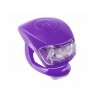 blikačka zadná Mr. X, 2xLED, fialová