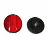 odrazka zadná (červená), guľatá, pr. 65 mm