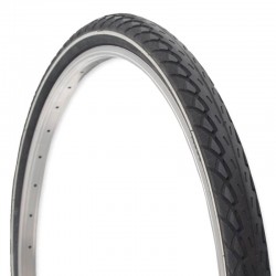 plášť 26" (47-559) Deli Tire, bílý pruh-bílá linka