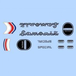 samolepka na kolo - rámový polep Favorit, arch 07
