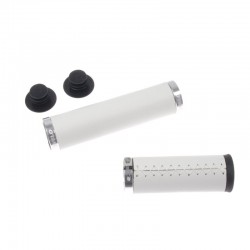 rukojeti Velo Attune bílé, koženka, 128+92 mm