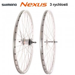 kolo vypletené 26" (559 mm), SET přední+zadní, Shimano Nexus 3rychl.