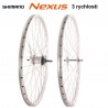 koleso vypletené 26" (559 mm, 36 dier) SET predné+zadné, Remerx Dragon AL, Nexus 3r