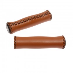 rukojeti Leatherette hnědé, koženka, 130 mm