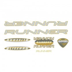 samolepka na kolo - rámový polep Runner Blizzard Yellow