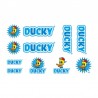 samolepka na bicykel-rámový polep Ducky Blue