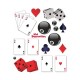 samolepka na kolo - rámový polep Cards and Gambles
