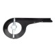 kryt řetězu Revolver 38-48 zubů, 520 mm, černý plast