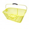 košík na nosič, kovový, 40 x 29 cm, žltý