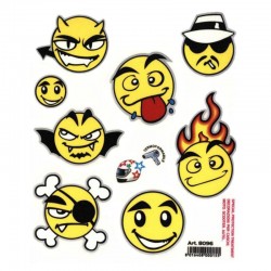 samolepka na kolo - rámový polep Smileys
