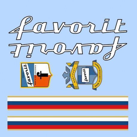 samolepka na kolo - rámový polep Favorit, arch 12