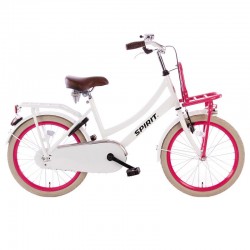 dětské kolo Spirit Cargo 20" (34 cm) White-pink