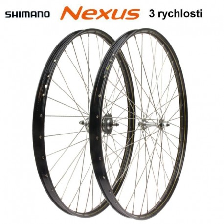 kola vypletená 28" (635 mm) Beretta Westwood zlatá linka, SET před.+zad., Shimano Nexus 3r