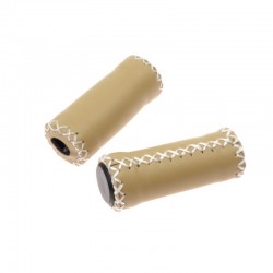 rukojeti Leatherette krémové, koženka, 90 mm