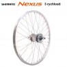 koleso vypletené 26" (590 mm, 36 dier) zadné, Remerx RMX AL, Shimano Nexus 3rýchl.