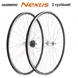 koleso vypletené 28" (622 mm, 36 dier) SET predné+zadné, Remerx Dragon AL Black, Nexus 3r