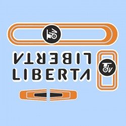 samolepka na bicykel-rámový polep Liberta