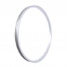 ráfik 20" (406 mm), 28 dier, AL, strieborný
