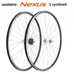 koleso vypletené 26" (559 mm, 36 dier) SET predné + zadné, Remerx Dragon AL Black, Nexus 3r