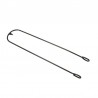 vzpera blatníka, 28", drôtová so skrutkou, čierna