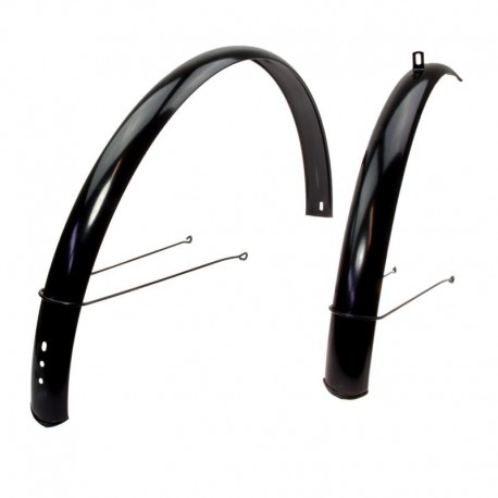 blatníky kovové 28"/53 mm, čierne