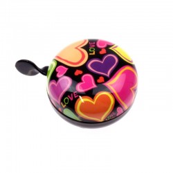 zvonček Ding Dong 80 hearts