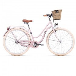 mestský bicykel CTM Fiore 28", ružový, 3 rýchl.