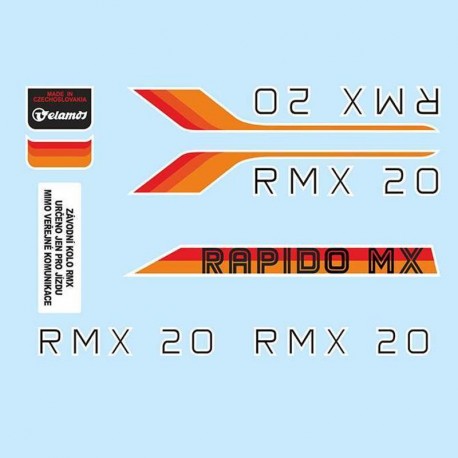 samolepka na bicykel-rámový polep RMX 20