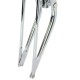 vidlica 20" cruiser, chróm, s pružinou, 1" (springer fork)