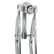 vidlica 20" cruiser, chróm, s pružinou, 1" (springer fork)