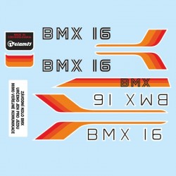samolepka na bicykel-rámový polep BMX 16