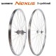koleso vypletené 26" (559 mm, 36 dier) SET predné+zadné, Beretta Endrick chróm, Nexus 3r