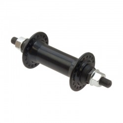 náboj predný 36 dier, 100 mm, 3/8", AL čierny, klzné ložiská, M-Wave