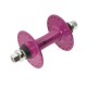 náboj predný 36 dier, 3/8", AL fialový, rozstup 67 mm, Joytech