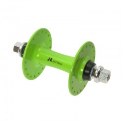 náboj predný 36 dier, 3/8", AL zelený, rozstup 67 mm, Joytech