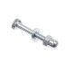 skrutka sedlovky M8x38 mm, klobúková matica